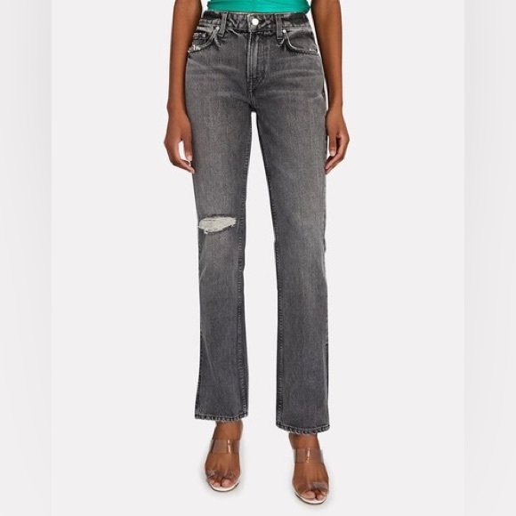 GRLFRND Hailey Low Rise Slim Boot in Empire State - Picture 3 of 13